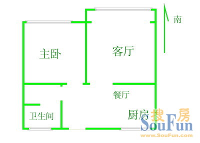 长新小区(普陀)上海 新村路285弄 户型 1室2厅1卫1厨 0.00㎡