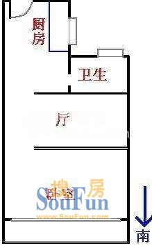 香樟花园上海 香樟花园 户型图 1室1厅1卫1厨 0.00㎡