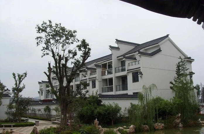 实景一品·龙林坊中心别墅水源龙首已经呈现,中式联排别墅也已徒手野外南山盖图片