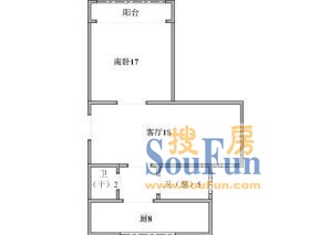 银星小区上海 银星小区 户型图 1室1厅1卫1厨 0.00㎡