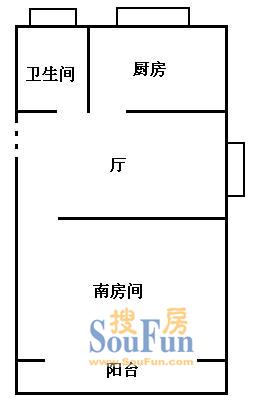 共和三村上海 共和三村 户型 1室1厅1卫1厨 0.00㎡