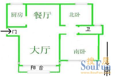 共康路400弄小区上海 共康路400弄 户型 2室2厅1卫1厨 0.00㎡