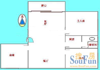 广州卫生厅大院广州卫生厅大院3室户型 3室2厅1卫1厨 0.00㎡