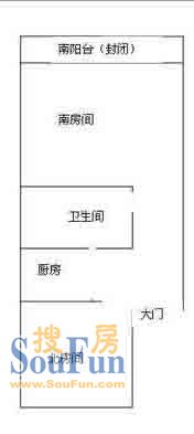 豫园小区上海 豫园小区 户型图 2室1厅1卫1厨 0.00㎡