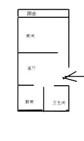 真西新村上海 真西新村1室 户型 1室1厅1卫1厨 0.00㎡