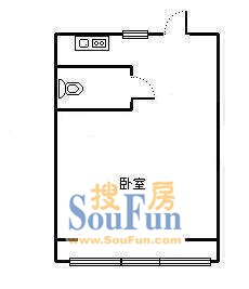 高安路9弄小区上海 高安路9弄 户型图 1室0厅1卫1厨 0.00㎡