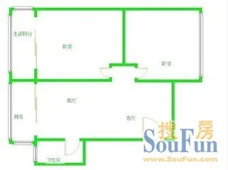 青龙横街37号院青龙横街37号院 户型图&nbsp;2室2厅1卫1厨 0.00㎡