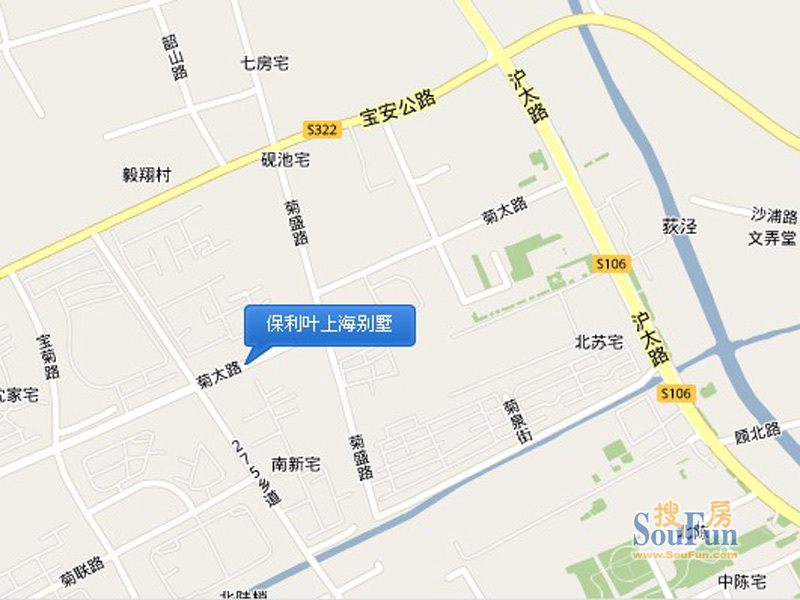 保利叶上海别墅交通图