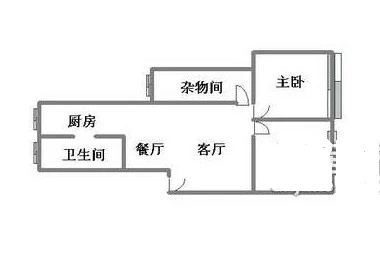 龟北花园龟北花园 户型图 2室2厅1卫1厨 0.00㎡