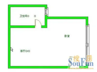 浣花长乐坊浣花长乐坊户型图&nbsp;1室0厅1卫1厨 0.00㎡