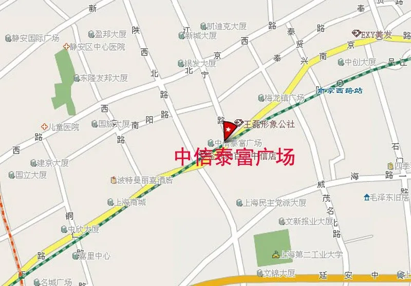 中信泰富广场交通图 中信泰富广场交通图
