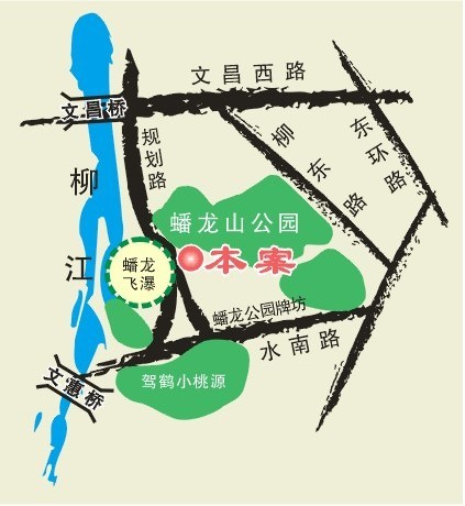 兴柳·蟠龙宝邸交通图