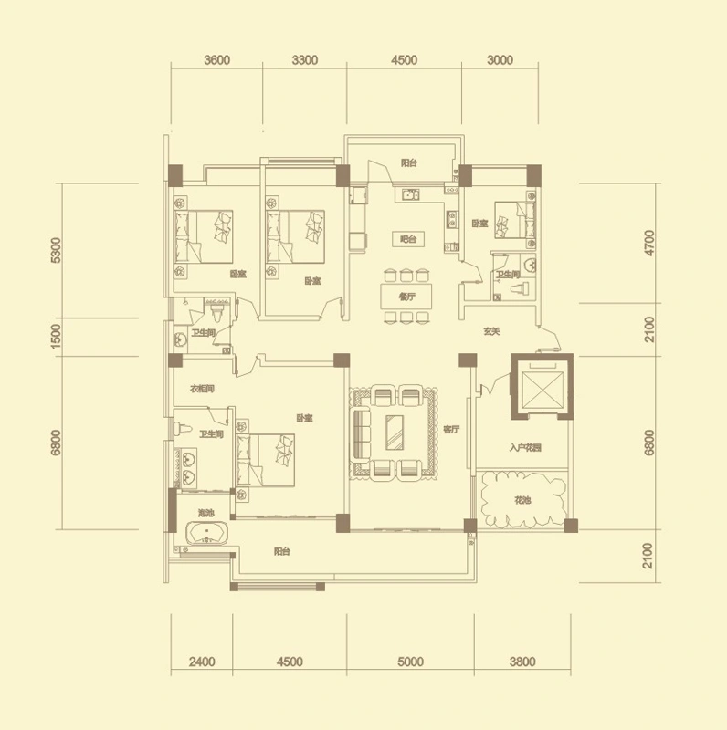 户型图:A2户型图