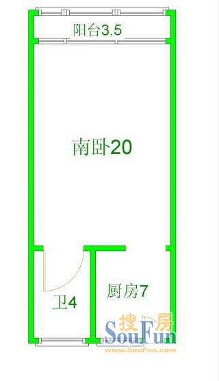 渭南路145弄小区上海 渭南路145弄 户型 1室0厅1卫1厨 0.00㎡