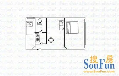 基良港澳广场商住楼基良港澳广场商住楼 2室1厅1卫1厨 0.00㎡