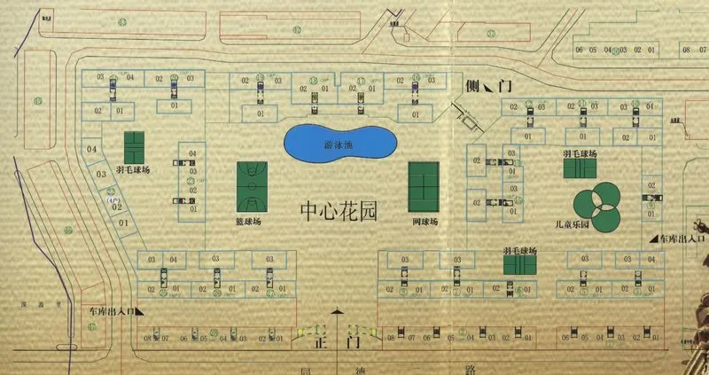 名苑华庭小区规划平面图-江门搜房网