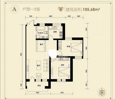 光明公寓光明公寓 户型图 2室2厅0卫0厨 0.00㎡