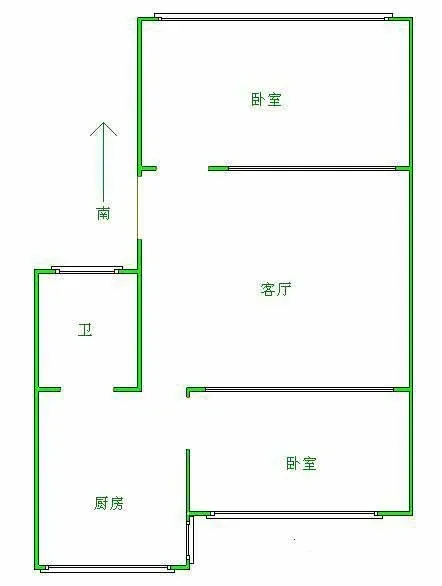 京山教师宿舍京山教师宿舍 户型&nbsp;2室1厅1卫1厨 0.00㎡