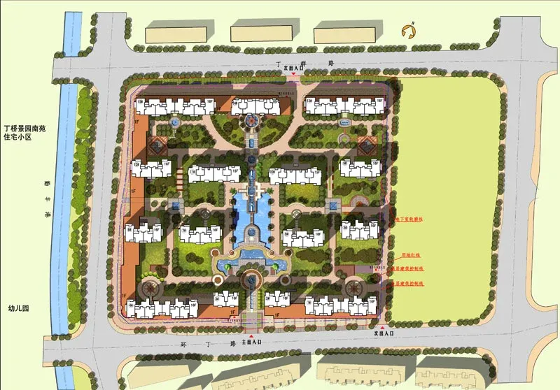 中豪四季公馆总平图 的相册_杭州商铺-搜房网