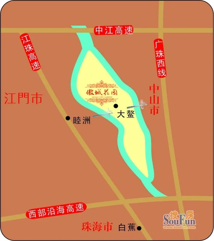 新会大鳌首个商品房项目傲城花园户型点评-地产资讯-搜房产业网