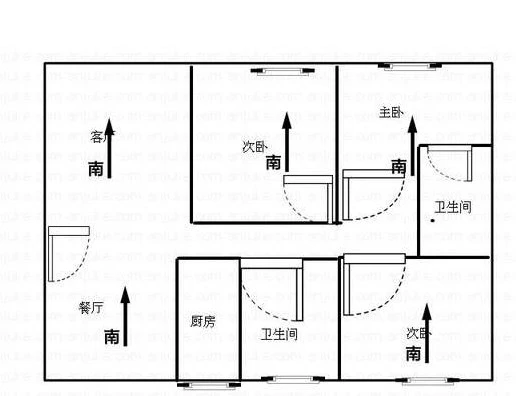 吴江丽都国际丽都国际（吴江） 户型图 3室2厅2卫1厨 0.00㎡