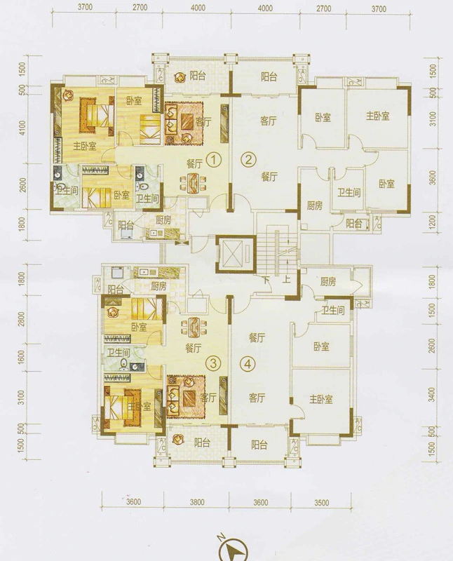 广场(地铁3号线石牌桥b出口,天河南二路华润万家超市对面 户型