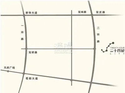 华润二十四城二期交通图