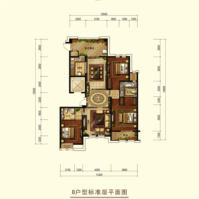 南昌城泰凡尔赛宫户型介绍