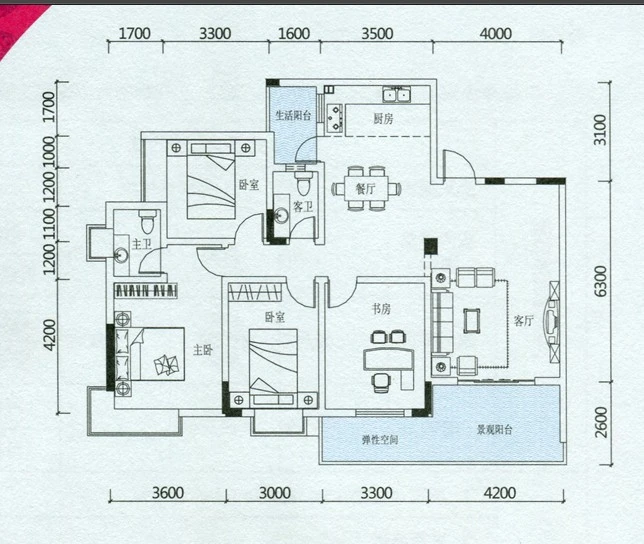 户型点评:华鼎幸福里1#楼将上市 宽景阳台惹人关注