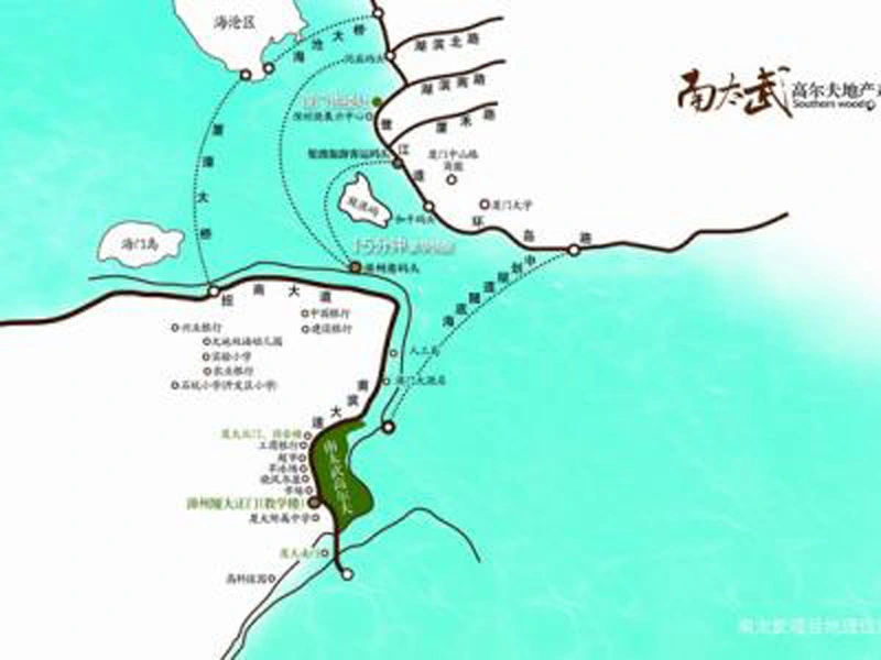 南太武高尔夫澎湖湾交通图