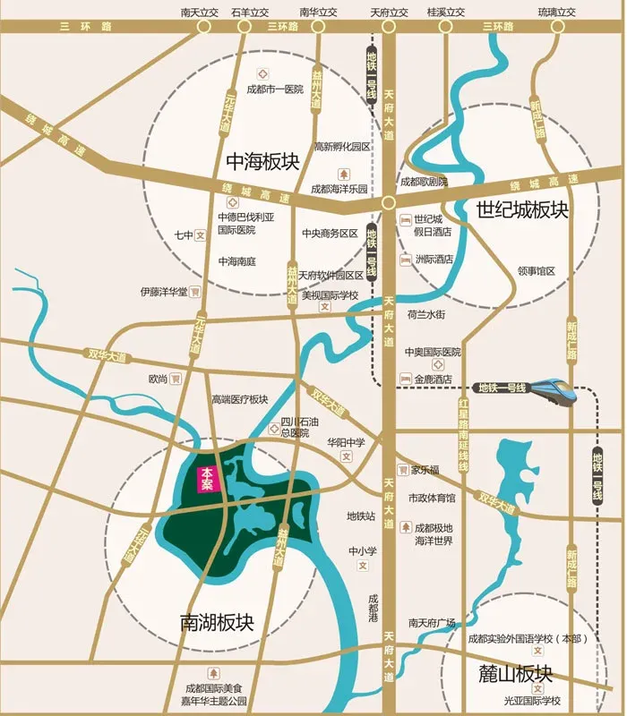 南湖世纪交通图