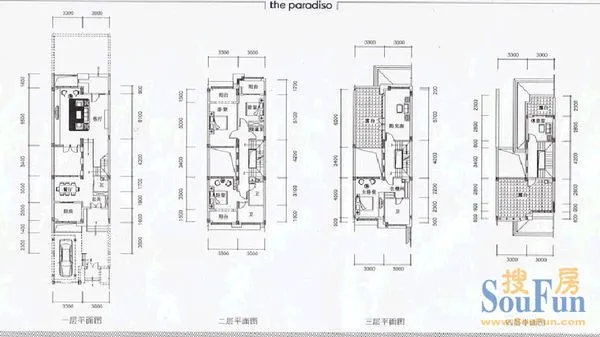 万科金域榕郡别墅户型图
