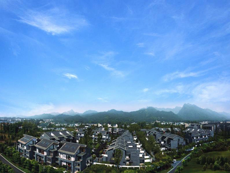 实景图:小区鸟瞰(2012.02)