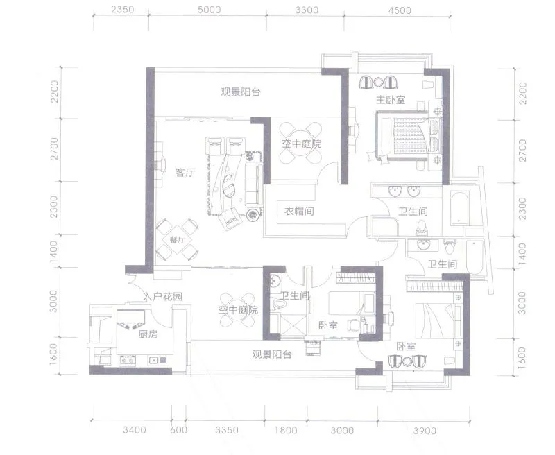 五房毛坯 小区 赠送面积多 可望 江,佛山顺德乐从招商依云水岸二手房