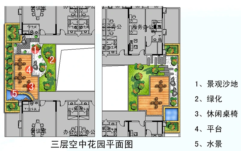 东亚盛世滨江空中花园平面图(3层)