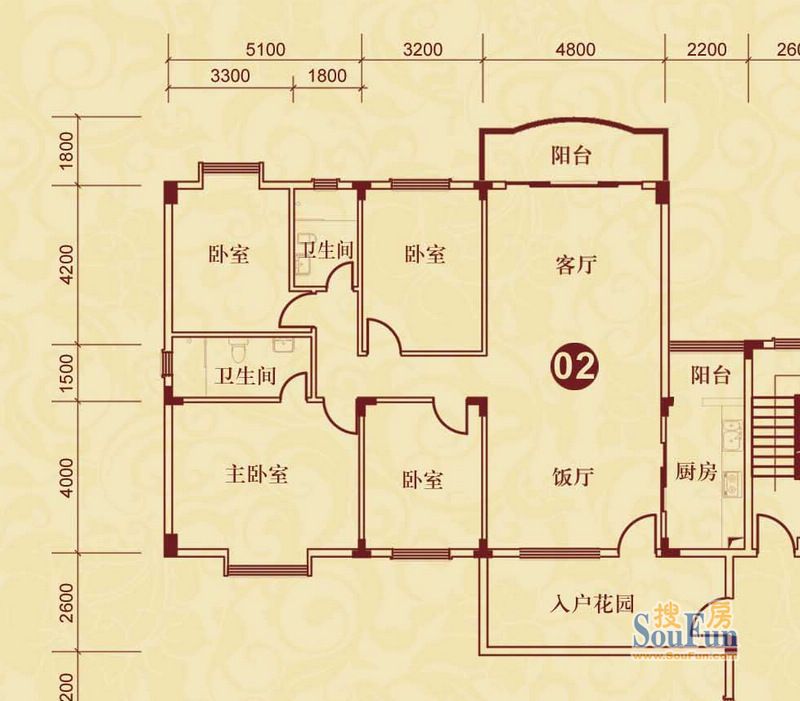 侨雅花苑户型图