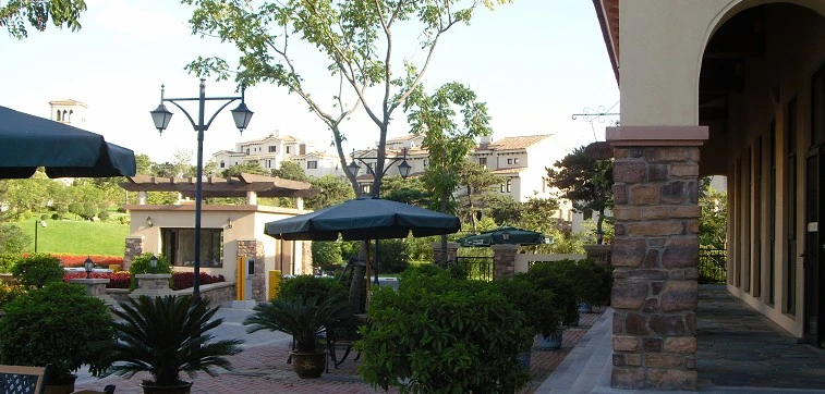 沈阳奥林匹克花园园区实景2012-4-12
