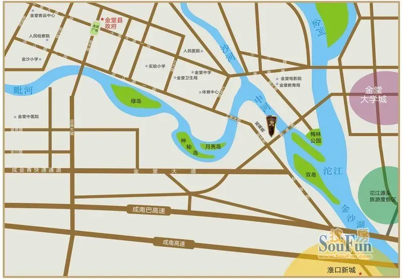观澜国际交通图