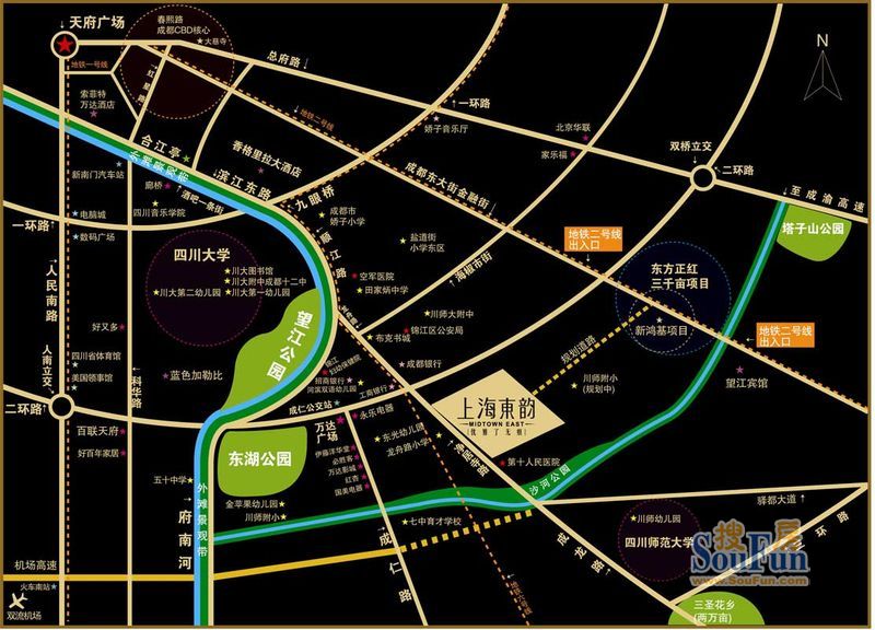上海东韵交通图