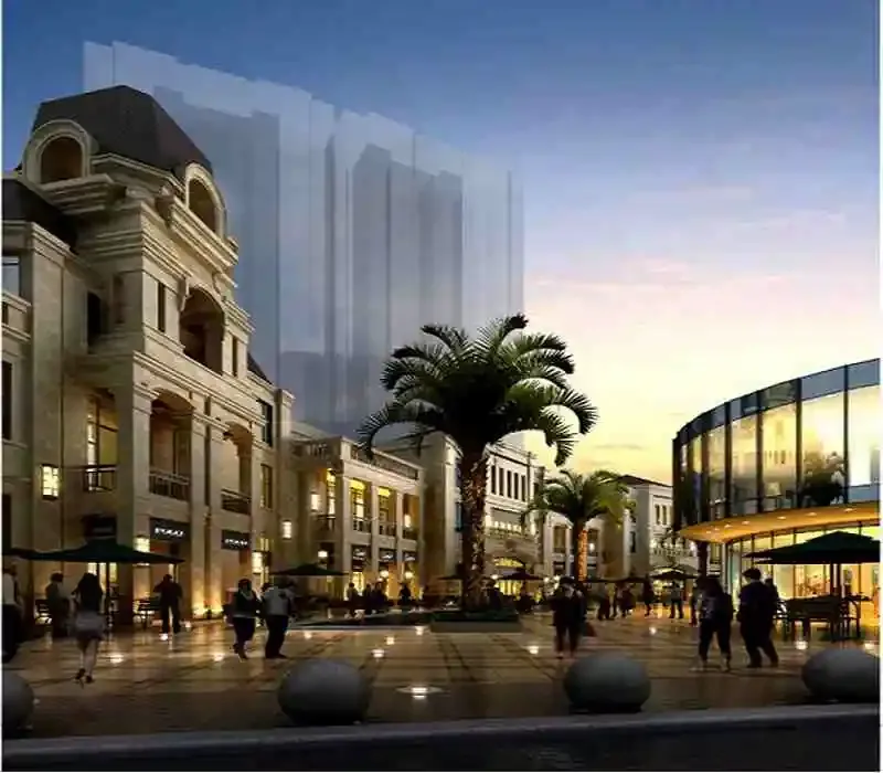 百瑞景中央生活区商业街商业街南区效果图-武汉搜房网