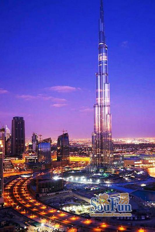 (Burj Khalifa Tower)--
