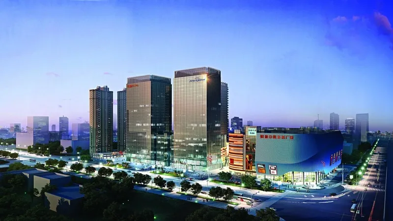 华晨世纪广场外景图