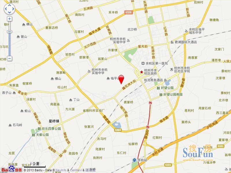 星桥桂花城交通图
