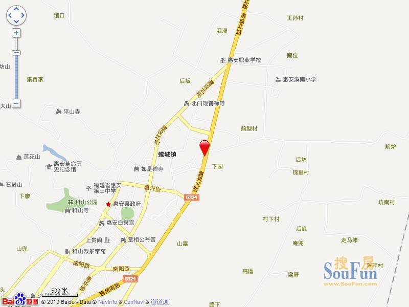 海城园林天下交通状况  位居惠安城市中心居住区,临324国道