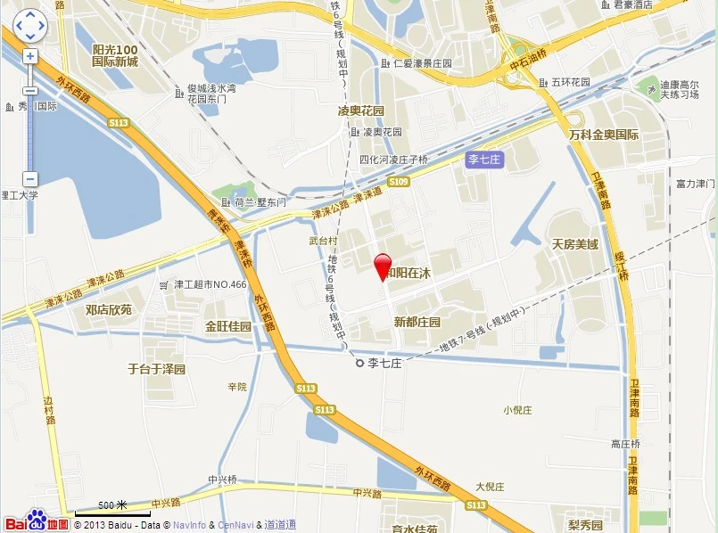 中盛里交通图