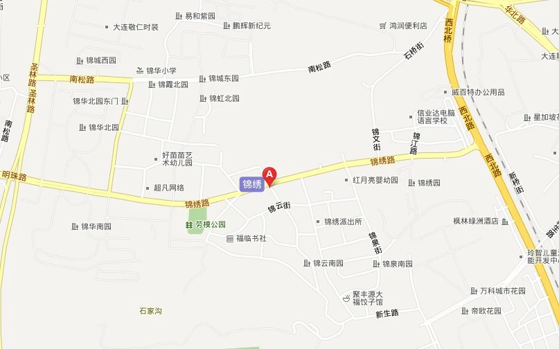 锦云中园交通图