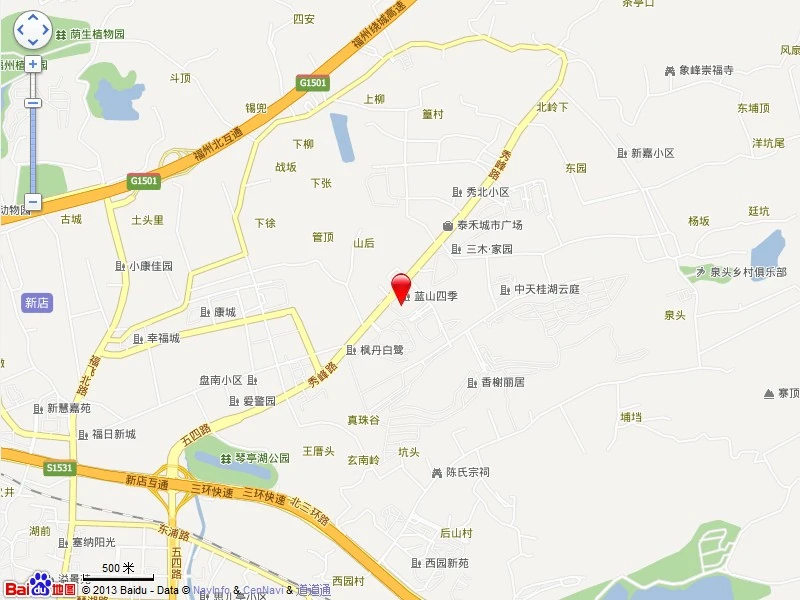 蓝山四季交通图