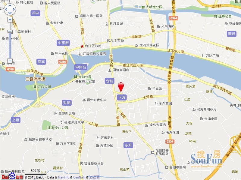 十锦小区交通图