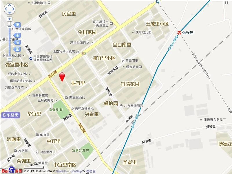 振宜里交通图