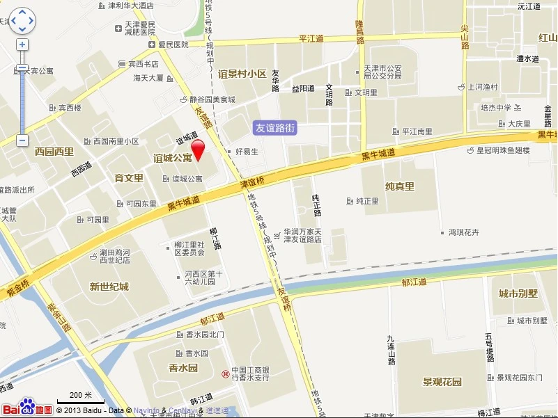 友谊花园交通图